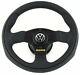 Genuine Momo Steering Team 280mm Leather Hub Kit & Horn. Volkswagen Vw