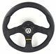 Genuine Momo Steering Team 300mm Leather Hub Kit & Horn Vw. Volkswagen