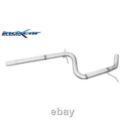 Intermediate stainless steel tube INOXCAR Volkswagen Golf 6 GTD 2.0 TDi 170hp without silencer