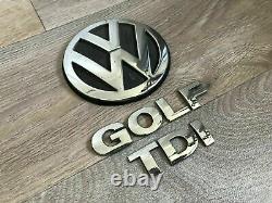 Monograms insignias logos badges emblems acronyms VOLKSWAGEN GOLF TDI