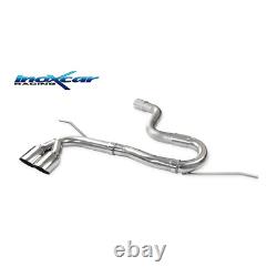 Rear Stainless Steel Exhaust Pipe for Volkswagen Golf 6 GTD 2.0 TDi 170hp without silencer