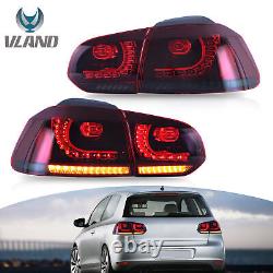 Vland LED Rear Lights for Volkswagen GOLF 6 2008-2013 (MK6) GTI TSI TDI R