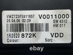 Volkswagen Golf 5 1.9 Tdi 105cv Engine Calculator Kit Kit 0281013226 03g906021 Kh