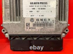Volkswagen Golf 5 2.0 TDI Starter Kit ECU 03g906021pn 0281014062