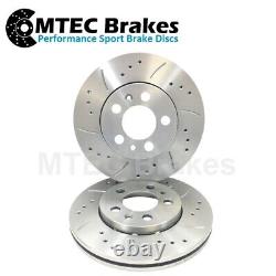 Volkswagen Golf Mk4 1.9 TDI 4Motion 90 Front Brake Discs Perforated Grooved