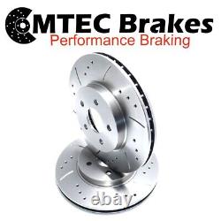 Volkswagen Golf Mk4 1.9 TDI 4Motion 90 Front Brake Discs Perforated Grooved