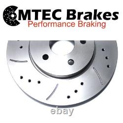 Volkswagen Golf Mk4 1.9 TDI 4Motion 90 Front Brake Discs Perforated Grooved