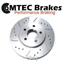 Volkswagen Golf Mk4 1.9 TDI 4Motion 90 Front Brake Discs Perforated Grooved