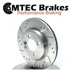 Volkswagen Golf Mk4 1.9 Tdi 4Motion 100 Front Brake Perforated Grooved Discs