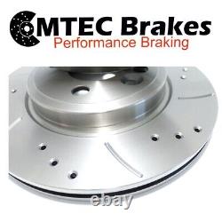 Volkswagen Golf Mk4 1.9 Tdi 4Motion 100 Front Brake Perforated Grooved Discs