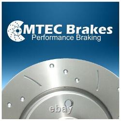 Volkswagen Golf Mk4 1.9 Tdi 4Motion 100 Front Brake Perforated Grooved Discs