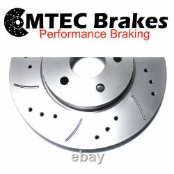 Volkswagen Golf Mk4 1.9 Tdi 4Motion 115 Perforated Grooved Brake Discs 280mm