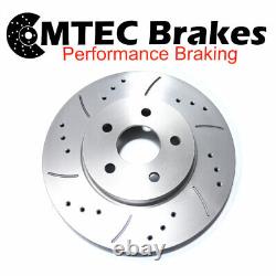 Volkswagen Golf Mk4 1.9 Tdi 4Motion 115 Perforated Grooved Brake Discs 280mm