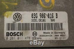 Kit démarrage complet neiman compteur Volkswagen Golf 5 V 1.9Tdi 105ch type BKC