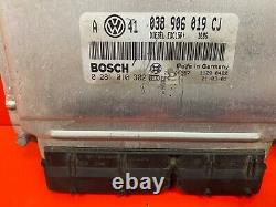 Volkswagen Golf 4 1.9 Tdi 115cv Kit Demarrage Calculateur 038906019cj 0281010302