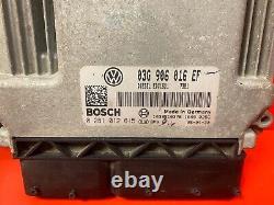 Volkswagen Golf 5 + 1.9 Tdi Kit Demarrage Calculateur 03g906016ef 0281012615